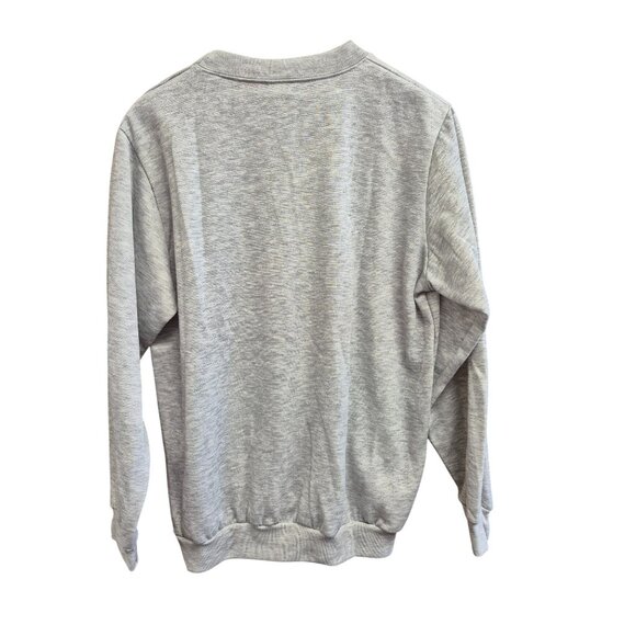 La Speedy Gray Crewneck Sweatshirt M Polyester Cotton Blend Unisex USA-Made - Picture 2 of 6